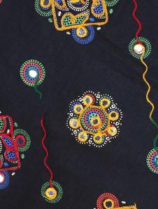 Nueva llegada indio Rajasthani mano trabajo largo Dupatta para mujeres estilo tradicional espejo trabajo bufanda para boda - Product Image 4