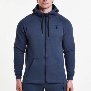 Vente en gros de sweats à capuche zippés pour hommes avec logo personnalisé - Polaire technique, impression numérique, couleur et taille personnalisées, respectueux de l'environnement - Product Image 2