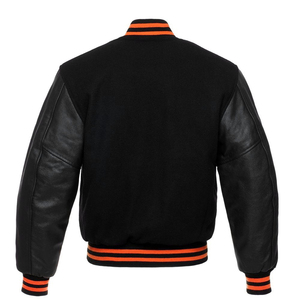 Wholesale Rate OEM ODM Service Fully Customized Made Fashionable New Stylish College Baseball Leather Sleeve Varsity Jackets - Product Image 2