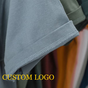 Alta calidad bajo Moq personalizado o en blanco 100% algodón cuello redondo Camiseta impresión personalizada LOGO camiseta para hombres - Product Image 3