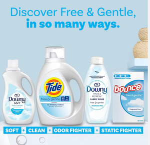 Wholesale New Free & Gentle Liquid Laundry <b>Detergent</b> with Fragrance | 64 Loads 84 Fl oz Natural Scent - Product Image 2