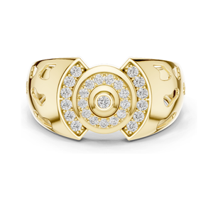 Bague en diamant cultivé en laboratoire de 0,328 carats pour femmes, clarté VVS-VS EF, or 18 carats, 14 carats, 10 carats et argent 925, or rose, or jaune, or blanc - Product Image 3