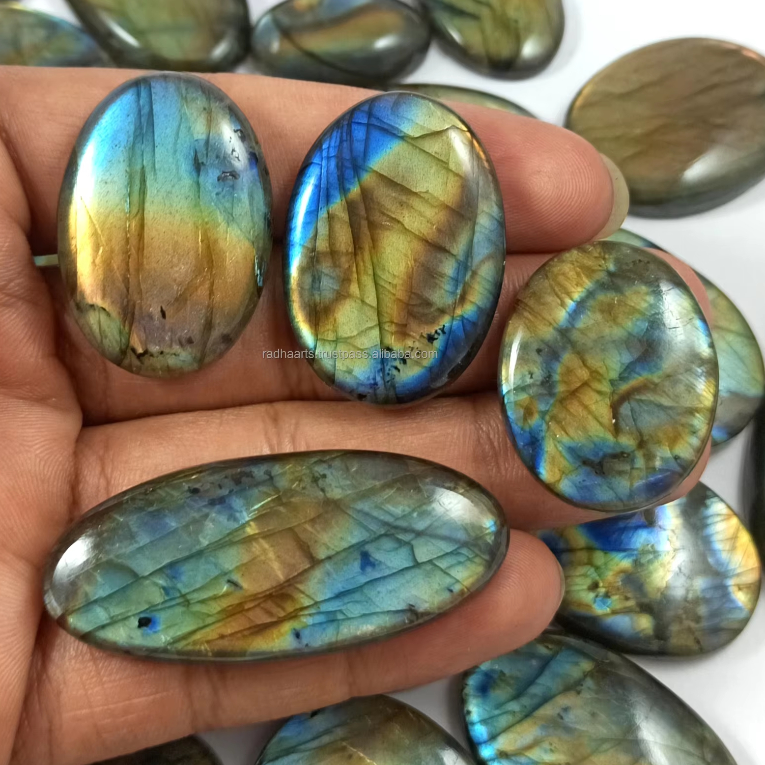 Top Quality Labradorite Cabochons for Jewelry Making