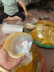 Assiettes en nacre, vaisselle de service décorative en coquillage artisanal vietnamien pour restaurants et usage domestique - Product Image 3