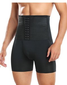 Calzoncillos bóxer moldeadores <span class=keywords><strong>para</strong></span> hombre, control de cintura, control de abdomen, cintura alta, adelgazantes y moldeadores, ropa interior - Product Image 4