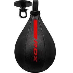 Hochwertiger Großhandel Leder-Speedbag Boxen MMA Training Punch-Bag Fitness-Training Speedball Schwenk-SchlagÜbung