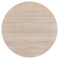 Table de Repas Ronde Design Européen Moderne en Chêne pour Restaurant et Cuisine, 4 Places