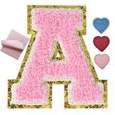 Parches de Letras Universitarias Termoadhesivos Personalizados al por Mayor, Parches de Chenilla con Purpurina para Ropa, Patrón de Logotipo de Alta Calidad - Product Image 5