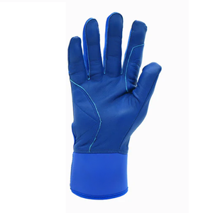 Guantes de Bateo de Béisbol Profesionales de Cuero Azul Rey, Transpirables, de Alto Rendimiento, para Adultos y Jóvenes, Personalizados OEM - Product Image 3
