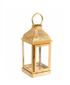 Home and Wedding Modern Luxury <b>Large</b> Metal Gold Moroccan <b>Candle</b> <b>Lantern</b> with Glass Decorative Floor <b>Lanterns</b> - Product Image 6