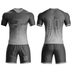 Uniforme de equipo de fútbol al aire libre de ajuste informal Jersey deportivo Conjunto corto de impresión por sublimación personalizada - Product Image 6