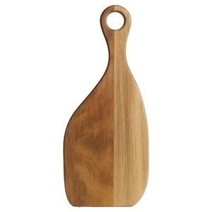Usine de haute qualité planche à découper en bois rond Acacia planche à découper pour le ménage en gros Logo personnalisable nouvel article - Product Image 5