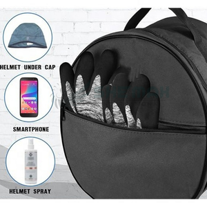 Sac de casque équestre avec poignées robustes Fermetures à glissière durables Couche intérieure résistante aux rayures Forme compacte adaptée aux voyages à vendre - Product Image 4