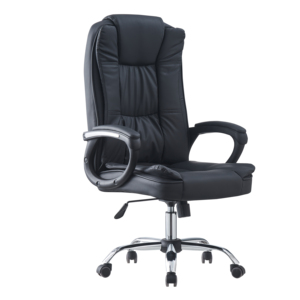 Vente directe usine Chaise de bureau de direction en cuir de luxe, pivotante et réglable en hauteur - Product Image 2
