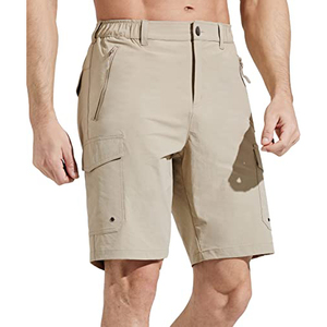 Men's Quick Dry Golf <b>Shorts</b> Hiking <b>Cargo</b> 6 Pockets Travel Fishing Stretch <b>Lightweight</b> Cotton Water Resistant Pattern Decorated - Product Image 1