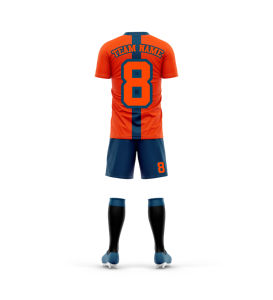 Nueva Llegada al por Mayor al Mejor Precio, Uniformes de Fútbol Personalizados con Transferencia de Calor, 100% Poliéster, Cuello en V, Estilo Retro - Product Image 3