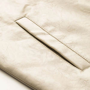 Chaqueta de cuero de motorista para hombre con múltiples bolsillos laterales a precio con descuento, chaqueta de cuero para hombre de Material duradero recién llegado para exteriores - Product Image 5