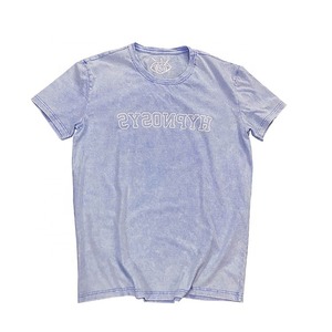 Unisex Custom Men's Street Acid <b>Wash</b> Oversized T-shirt Distressed Vintage Stone Washed <b>Wash</b> Tshirt - Product Image 1