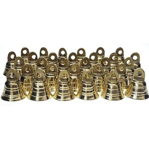 Vintage Style Brass Pooja <b>Bell</b>/Jingle <b>Bells</b> 1.13 H India Craft Decorative Camel Sheep Horse for Baptism Occasions - Product Image 1