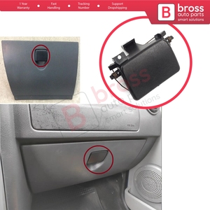 BDP1565 Bouton d'ouverture du boîtier à gants noir pour Logan MK1 LS KS 2004-2008 pré-lifting 4/5 portes 6001548684 - Product Image 5