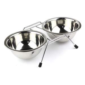 Mangeoire ergonomique en métal pour animaux de compagnie avec bols inclinés et base facile d'accès pour une posture d'alimentation naturelle - Product Image 6