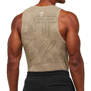 Débardeur pour homme en maille respirante personnalisée à la mode, décontracté, délavé à la pierre, prix bas, meilleure qualité, fitness - Product Image 1