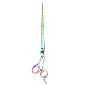 Ciseaux de toilettage professionnels droits de 6.5 pouces pour animaux de compagnie outil de beauté enduit de couleur personnalisée vente en gros - Product Image 2