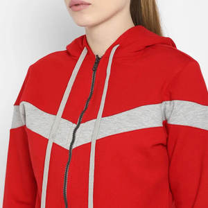 Ensemble de survêtement décontracté pour femme, coupe ample, streetwear, avec logo personnalisé, hauts d'hiver unis en molleton 100 % coton – Meilleur prix - Product Image 5