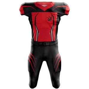 Ensemble de maillots de football américain personnalisés OEM Nouveau design avec technique de sublimation Vêtements de sport de football imprimés personnalisés - Product Image 3