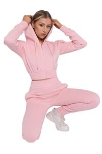 Ensemble de survêtement moderne pour femmes-Ensemble tendance confortable, extensible et sportif pour la course à pied et décontracté-Ensembles de 2 pièces pour femmes - Product Image 4