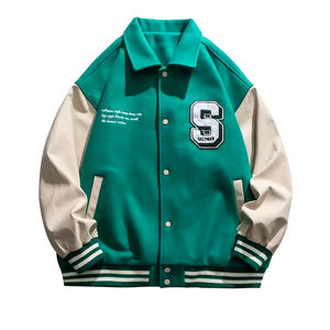 Venta superior Chaqueta de hombre de calidad premium Material fresco con diseño personalizable Tendencia caliente Chaqueta Versity de bajo precio para hombres - Product Image 1