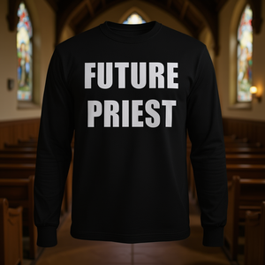 Camiseta de Manga Larga para Futuros Sacerdotes para Trabajos de Ensueño - Producto Promocional - Product Image 3