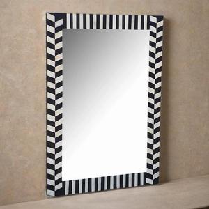 Handmade Modern Design <b>Round</b> <b>Wood</b> Bone Inlay Mother of Pearl Decorative Wall <b>Mirrors</b> Christmas Home Decor From India for Sale - Product Image 6