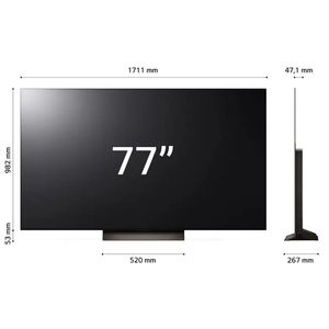 Televisor OLED Inteligente 4K de 77 Pulgadas con Procesador Gen7, Rango Dinámico de 40W, Sincronización Adaptativa 2.1 de 144Hz y Frecuencia de Actualización Variable, Negro - Product Image 2