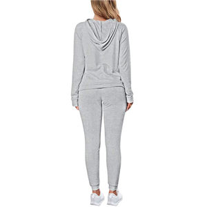 Survêtement décontracté de grande qualité pour dames Survêtement d'automne et d'hiver à paillettes avec strass Ensemble deux pièces pour femmes Tenues de détente - Product Image 2