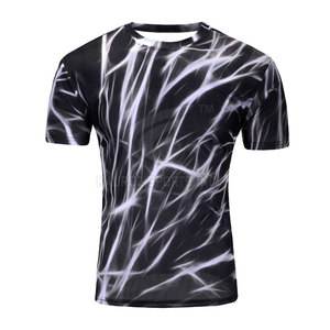 Nouveau t-shirt en coton et polyester pour hommes au design personnalisé fabriqué avec la technique de sublimation nouveau style - Product Image 1