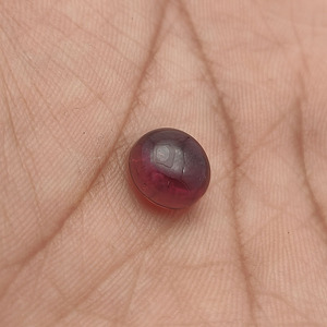 Best-seller Tourmaline rose naturelle 9mm Cabochon 2.5 Cts Tourmaline rose foncé Pierre libre de haute qualité pour la fabrication de bijoux - Product Image 6