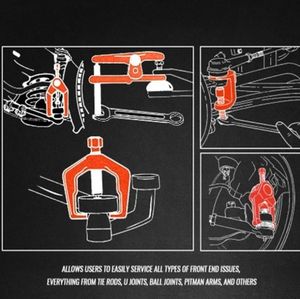 Universel 5pc robuste 30 & 56mm capacité d'ouverture <span class=keywords><strong>de</strong></span> l'outil <span class=keywords><strong>de</strong></span> retrait d'extracteur <span class=keywords><strong>de</strong></span> séparateur <span class=keywords><strong>de</strong></span> joint à <span class=keywords><strong>rotule</strong></span> pour voitures et camions - Product Image 3