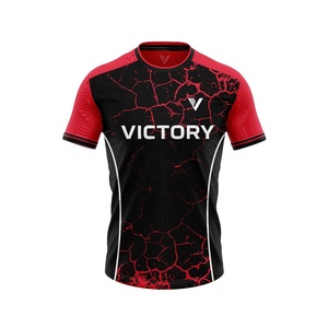 เสื้อฟุตบอลคอกลม 100% โพลีเอสเตอร์ แห้งเร็ว แขนกุด ชุดทีมชาติไทย ฤดูกาล 2025-26 ระบายอากาศได้ดี เหมาะสำหรับฤดูร้อน ชุดกีฬาฟุตบอล สั่งทำได้ - Product Image 1