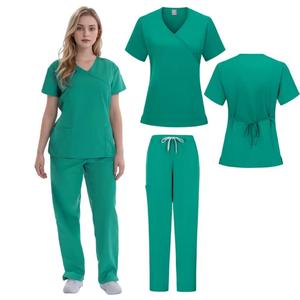 Uniformes de gommage médicaux femmes gommage infirmière uniforme haut pour hôpital OEM Service gommage infirmière - Product Image 1