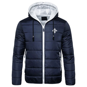 ATLANTIC, nueva chaqueta de invierno con logotipo personalizado más vendida, chaqueta acolchada con cremallera estampada transpirable de poliéster 100% - Product Image 6