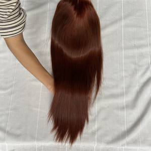 Perruques de cheveux humains, super Double vendeur de cheveux péruviens bruts dessinés, Extension de cheveux humains vierges lisses - Product Image 5