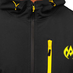 Parka de poliéster con cuello levantado y Sudadera con capucha informal para hombre, chaqueta cortavientos de moda con estampado, venta al por mayor de fábrica personalizada - Product Image 4