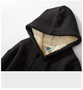 Custom 500-600gsm High Quality <b>Sherpa</b> <b>Hoodie</b> <b>Mens</b> Thick <b>Hoodie</b> <b>Hoodie</b> <b>Sherpa</b> <b>Fleece</b> - Product Image 4