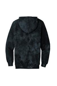 OEM Custom Wholesale Oversized Tie Dye Pullover Fleece <b>Hoodie</b> for Men hooded warm tie dye sweatshirt <b>black</b> and grey - Product Image 6