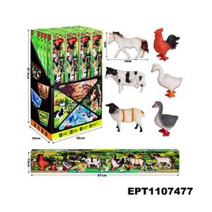 EPT-Figurines d'animaux de la ferme, jouets en dollars, simulation de mini <span class=keywords><strong>dinosaures</strong></span> de la jungle, monde marin, jouet pour enfant, 24 pièces - Product Image 2