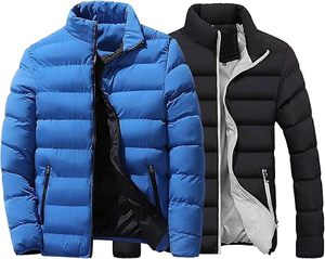 Doudoune à capuche brillante thermique de haute qualité pour hommes Manteau rembourré isolé résistant à l'eau avec motif de lettres - Product Image 3