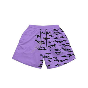 Pantalones Cortos de Playa Casuales de Verano para Hombre, de Secado Rápido, de Lona, para Gimnasio, Deportes, Actividades al Aire Libre, Cintura Elástica con Cordón - Product Image 1