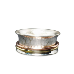 Handmade 925 Silver Bohemian <b>Spinner</b> Band Amazingly Fine Quality Fashion Jewelry for Anxiety Relief for Weddings - Product Image 1