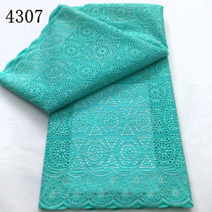 4307 africain nigérian dentelle tissus 2025 dernière haute qualité suisse Voile coton dentelle à dubaï <span class=keywords><strong>austra</strong></span> suisse pour les femmes robe - Product Image 3